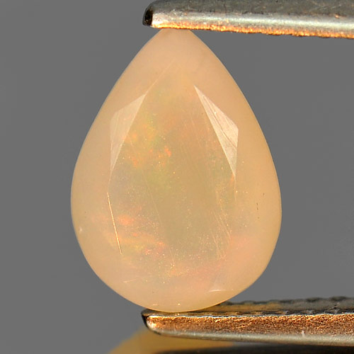0.85 Ct. Alluring Natural Gem Multi Color Play Of Colour Opal Pear Shape