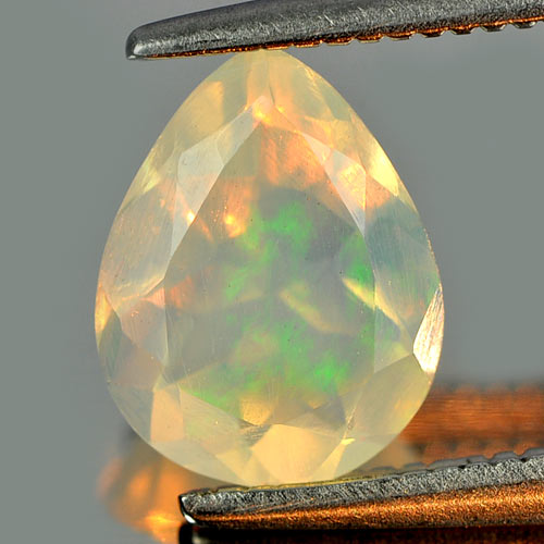 0.79 Ct. Charming Natural Gem Multi Color Play Of Colour Opal Pear Shape