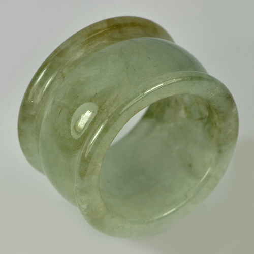 Natural Gemstone Green Jade Ring Size 9.5 Unheated 51.66 Ct.