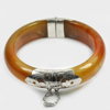 380.07 Ct. Size80x64x18mm.Natural Gemstone Brown Honey Jade Bangle with Silver 380.07 Ct. Size80x64x18mm.Natural Gemstone Brown Honey Jade Bangle with Silver