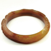 233.91 Ct. Natural Gem Honey Brown Jade Bangle Dragon Carving Size 80x65x13mm. 233.91 Ct. Natural Gem Honey Brown Jade Bangle Dragon Carving Size 80x65x13mm.