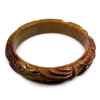 251.38 Ct. Natural Gem Brown Color Jade Bangle Dragon Carving Size 84x65x14 mm. 251.38 Ct. Natural Gem Brown Color Jade Bangle Dragon Carving Size 84x65x14 mm.