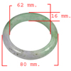 429.73 Ct. Natural Gemstone Multi-Color Jade Bangle Size 80x62x16 Mm. 429.73 Ct. Natural Gemstone Multi-Color Jade Bangle Size 80x62x16 Mm.