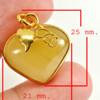31.35 Ct. Natural Gemstone Multi-Color Jade Heart Nickel Pendant 25x21Mm. 31.35 Ct. Natural Gemstone Multi-Color Jade Heart Nickel Pendant 25x21Mm.
