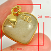 37.69 Ct. Natural Gemstone Multi-Color Jade Heart Nickel Pendant 28x22Mm. 37.69 Ct. Natural Gemstone Multi-Color Jade Heart Nickel Pendant 28x22Mm.