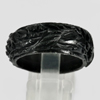 Unheated 22.65 Ct. Natural Gemstone Black Jade Dargon Carving Ring Size10 Unheated 22.65 Ct. Natural Gemstone Black Jade Dargon Carving Ring Size10