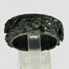 Unheated 23.51 Ct.Natural Gemstone Black GreenJade Dargon Carving Ring Size10.5 Unheated 23.51 Ct.Natural Gemstone Black GreenJade Dargon Carving Ring Size10.5