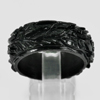 Unheated 22.92 Ct. Natural Gemstone Black Jade Dargon Carving Ring Size10 Unheated 22.92 Ct. Natural Gemstone Black Jade Dargon Carving Ring Size10