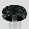 Unheated 32.05 Ct. Natural Gemstone Black Jade Dargon Carving Ring Size10 Unheated 32.05 Ct. Natural Gemstone Black Jade Dargon Carving Ring Size10