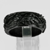 Unheated 22.45 Ct. Natural Gemstone Black Jade Dargon Carving Ring Size10 Unheated 22.45 Ct. Natural Gemstone Black Jade Dargon Carving Ring Size10