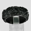 Unheated 22.60 Ct. Natural Gemstone Black Jade Dargon Carving Ring Size9 Unheated 22.60 Ct. Natural Gemstone Black Jade Dargon Carving Ring Size9