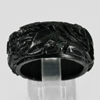 Unheated 31.00 Ct. Natural Gemstone Black Jade Dargon Carving Ring Size8.5 Unheated 31.00 Ct. Natural Gemstone Black Jade Dargon Carving Ring Size8.5