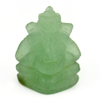 14.32 Ct. Natural Gemstone Green Color Jade Ganesha Carving 20x15.6Mm. 14.32 Ct. Natural Gemstone Green Color Jade Ganesha Carving 20x15.6Mm.
