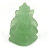 7.44 Ct. Natural Gemstone Green Color Jade Ganesha Carving 19.7x13.1Mm. 7.44 Ct. Natural Gemstone Green Color Jade Ganesha Carving 19.7x13.1Mm.