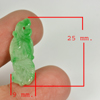 3.54 Ct. Natural Gemstone Green Color Jade Leaf Carving Drilled Pendant 25x9Mm. 3.54 Ct. Natural Gemstone Green Color Jade Leaf Carving Drilled Pendant 25x9Mm.