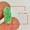 3.11 Ct. Natural Gemstone Green Jade Leaf Carving Drilled Pendant 18.5x8.4Mm. 3.11 Ct. Natural Gemstone Green Jade Leaf Carving Drilled Pendant 18.5x8.4Mm.