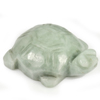 Unheated 246.80 Ct. Natural Gemstone Green White Jade Turtle Carving 51x36Mm. Unheated 246.80 Ct. Natural Gemstone Green White Jade Turtle Carving 51x36Mm.
