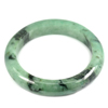Green Jade Bangle Unheated Natural Gemstone 475 Ct. Size 88 x 66 x 14 Mm. Green Jade Bangle Unheated Natural Gemstone 475 Ct. Size 88 x 66 x 14 Mm.