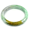 Multi-Color Jade Bangle Unheated Natural Gemstone 425 Ct. Size 88 x 68 x 14 Mm. Multi-Color Jade Bangle Unheated Natural Gemstone 425 Ct. Size 88 x 68 x 14 Mm.