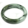 Green Jade Bangle Size 74 x 59 x 15 Mm. 338.79 Ct. Natural Gemstone Unheated