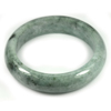 Green Jade Bangle Size 75x58x16 Mm. 382.05 Ct. Natural Gemstone Unheated