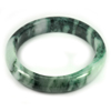 Green Jade Bangle Size 80x60x13 Mm. 318.07 Ct. Natural Gemstone Unheated