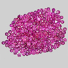 Purplish Pink Ruby 1Ct. / $ 60.00 Round Diamond Cut 1.8 Mm. Natural Gemstones