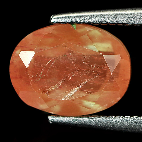 2.05 Ct. Attractive Gemstone Natural Red Orange Andesine Oval Shape