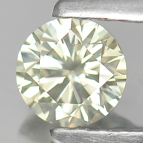 Loose Diamond 0.31 Ct. Round Brilliant Cut Size 4.6 Mm. Natural Unheated Belgium