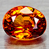 0.65 CT. NICE GEM OVAL FANTA MANDARIN SPESSARTINE GARNET