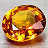 0.71 Ct. Oval Clean Natural Spessartine Garnet Unheated