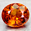 Beautiful Natural Oval Orange Red SPESSARTINE GARNET