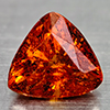 0.52 ct. Trillant Natural Orange Spessatite Garnet Nigeria