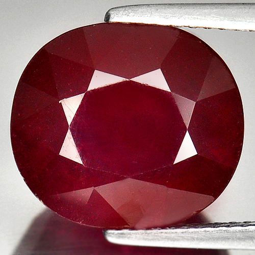 11.36 Ct. Oval Shape Natural Gemstone Purplish Red RUBY Madagascar