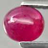 BEAUTIFUL GEM NATURAL OVAL CABOCHON RED RUBY