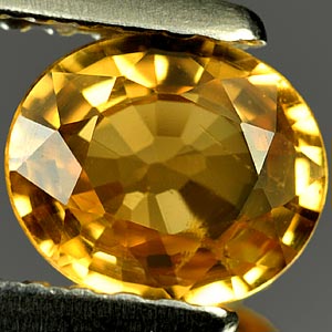 0.76 Ct. Oval Shape Natural Yellow Sapphire Thailand