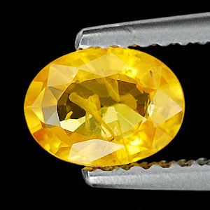 0.93 Ct. Oval Shape Natural Yellow Sapphire Thailand