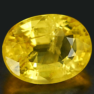 0.97 Ct. Blazing Oval Natural Yellow Sapphire Thailand