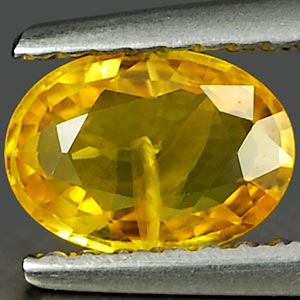 0.85 Ct. Luxurious Natural Yellow Sapphire Thailand Gem
