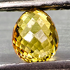 0.51 Ct. Natural Clean Briolette Yellow Sapphire Gem