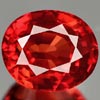 Orangish Red Songea Sapphire 1.19 Ct. Clean Oval 6.3 x 5.4 Mm. Natural Gemstone