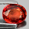 Red Songea Sapphire 1.02 Ct. VVS Oval Shape 6.2 x 5 Mm. Natural Gem Tanzania