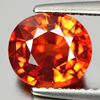 Certified Orange Songea Sapphire 2.33 Ct. VVS Oval 8.09 x 7.24 Mm. Natural Gem