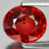 Red Songea Sapphire 1.83 Ct. Clean Oval 7.5 x 6.5 x 3.8 Mm. Natural Gem Tanzania