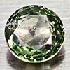 0.77 Ct. 5.3 Mm. Round Natural Green Sapphire Tanzania