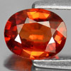 Reddish Orange Songea Sapphire 1.26 Ct. Oval 7.4 x 6 x 3.2 Mm. Natural Gemstone