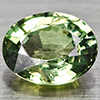 0.62 Ct. Oval Dazzle Natural Green Sapphire Thailand