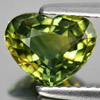 Yellow Green Sapphire 1.62 Ct. VVS Heart 8.2 x 6.5 x 3.8 Mm. Natural Gemstone