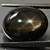 9.17 Ct. Oval Cab Natural Black  Star Sapphire Unheated
