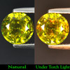Multi Color Titanium Sphene Red Spark 1.77 Ct VVS Round Size 7.6 Mm. Natural Gem